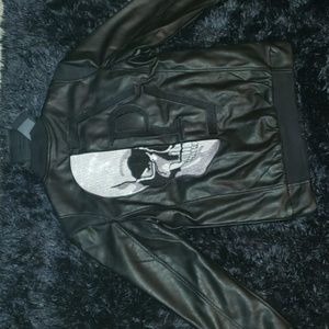 Philipp plein leather jacket
